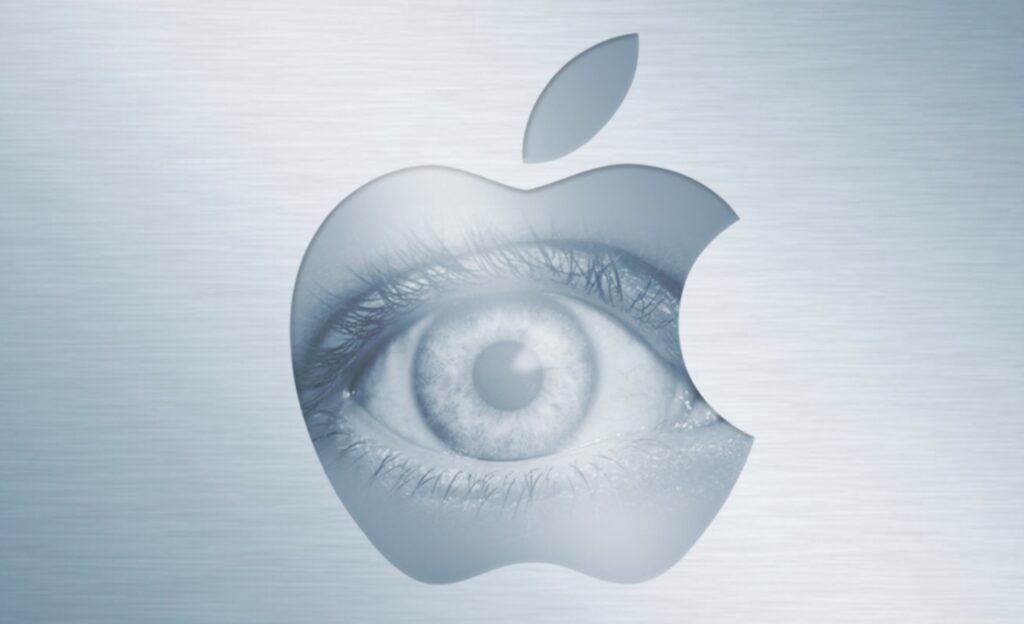 Apple caught spying