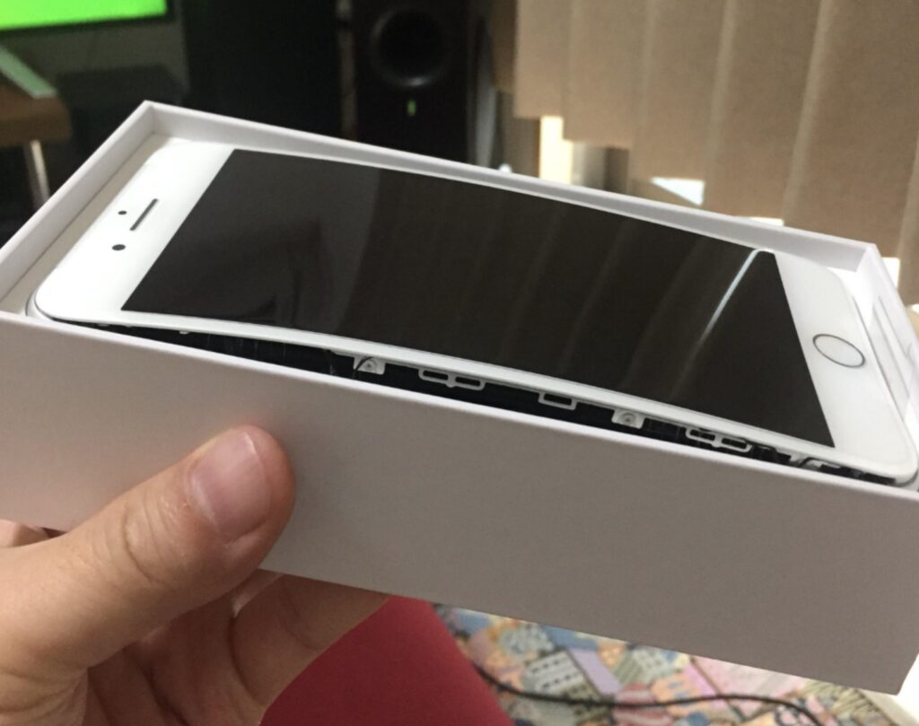 smartphone battery bulge