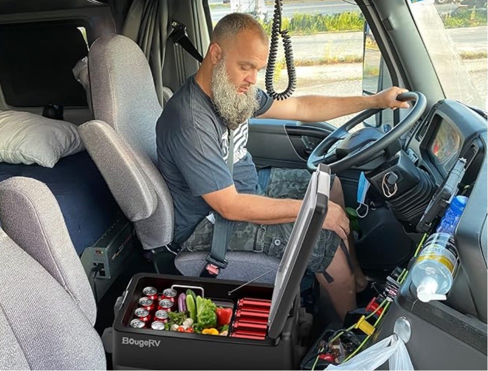 BourgeRV 50L portable fridge