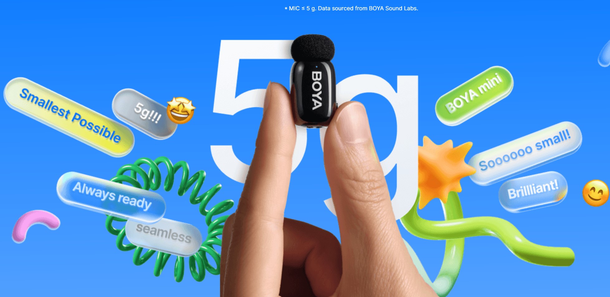 Boya mini wireless microphone