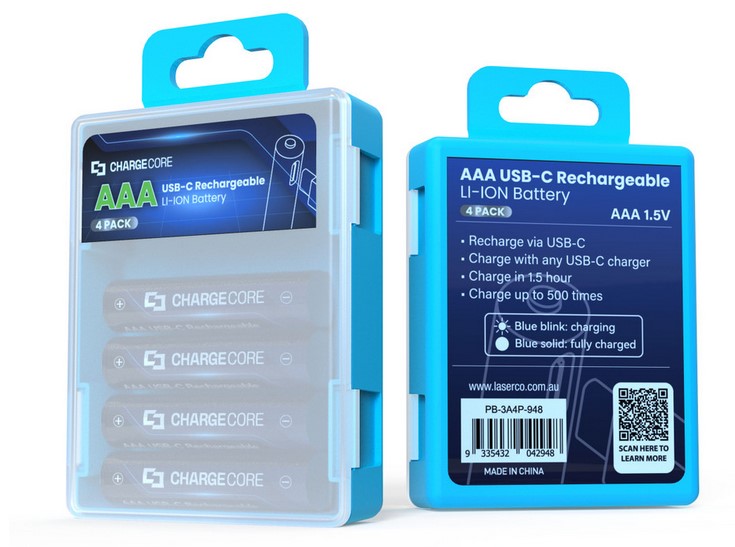 ChargeCore AA and AAA
