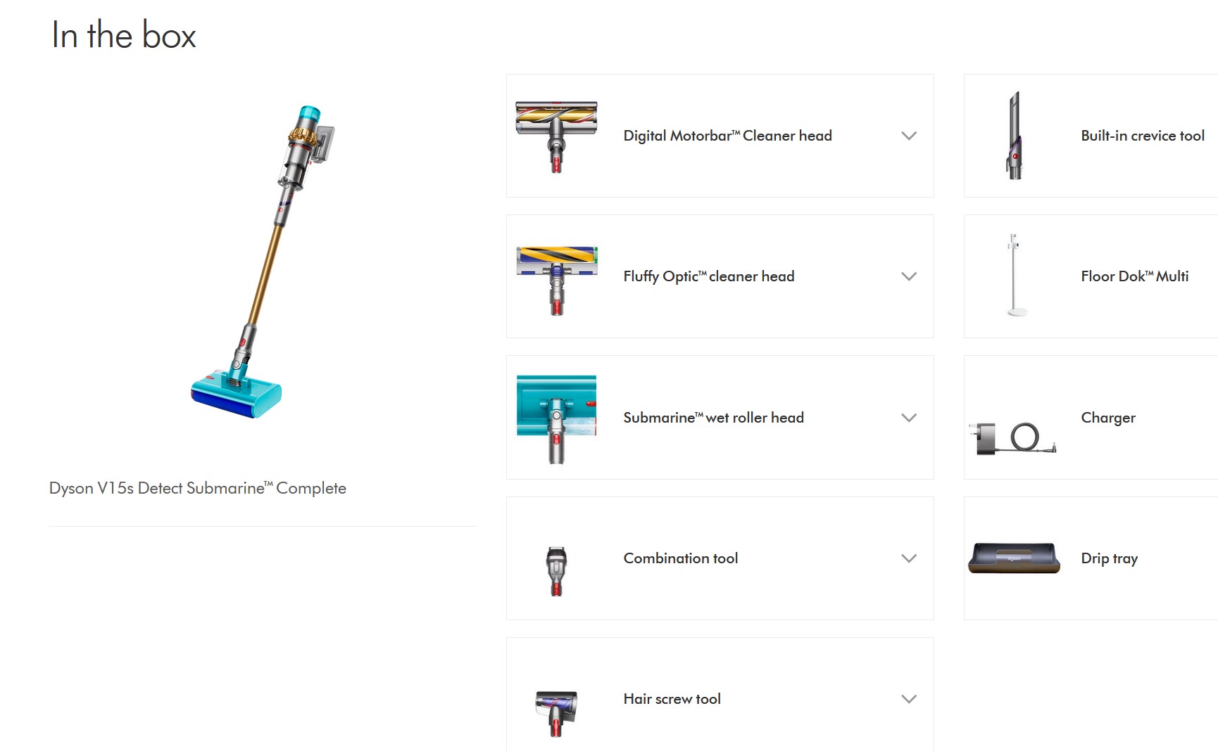 Dyson V15s Detect Submarine