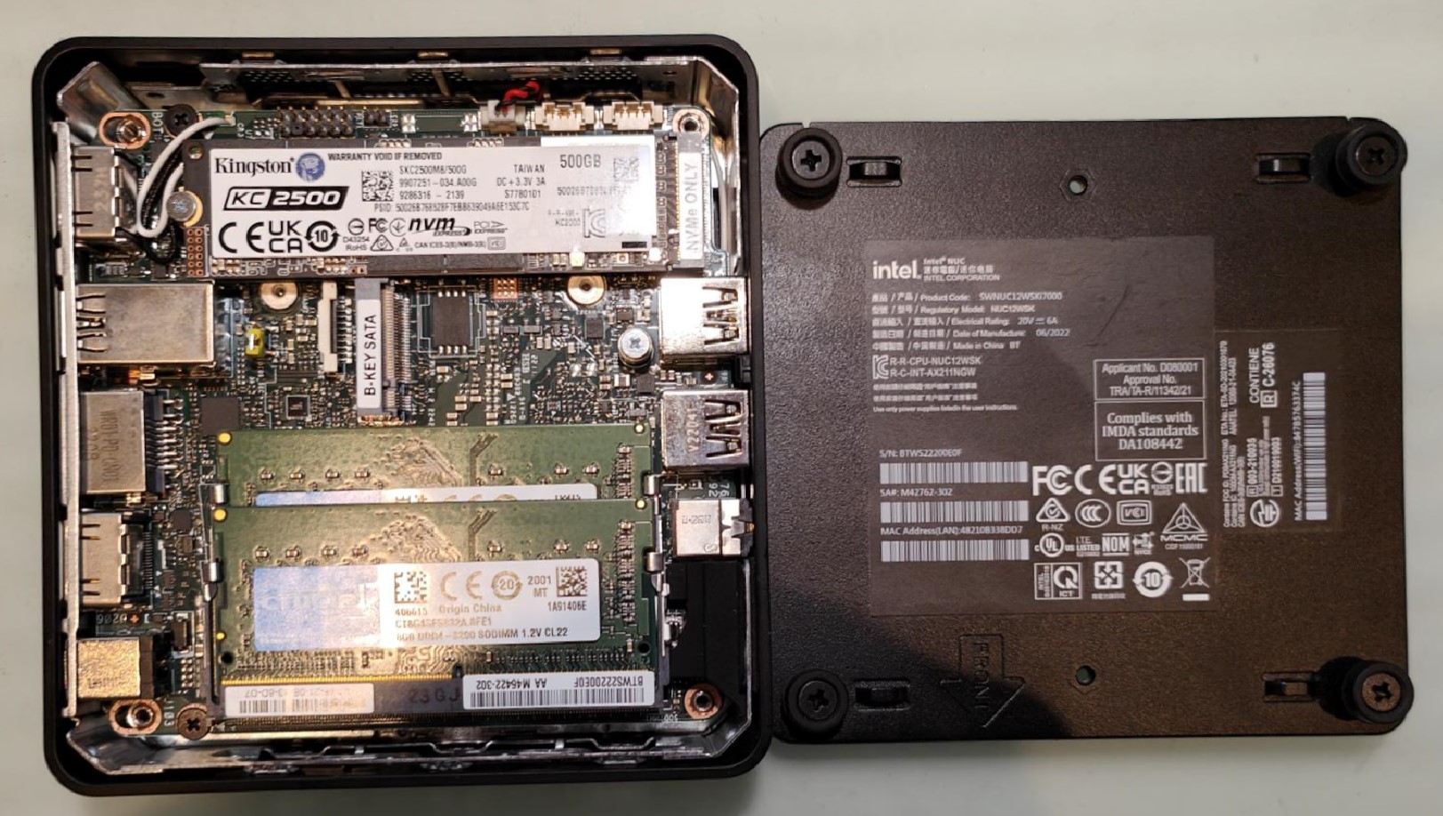 Intel NUC12WSKi7 Pro Kit
