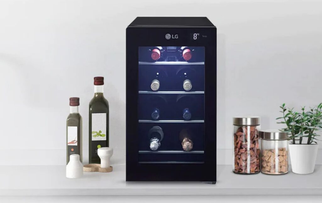 LG 8-bottle mini-Wine Fridge