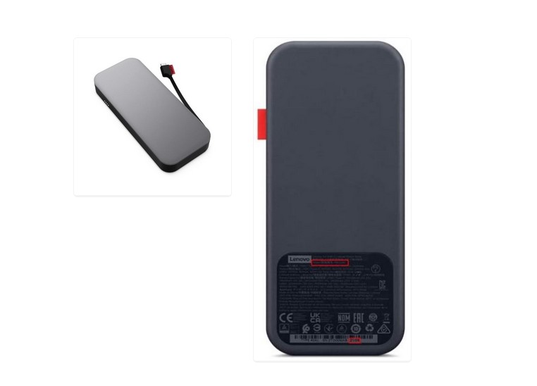 Lenovo USB-C 20000mAh powerbank