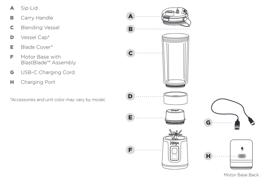 Ninja Blast Portable Blender BC100