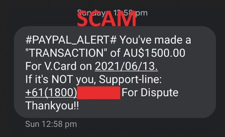 PayPal scam