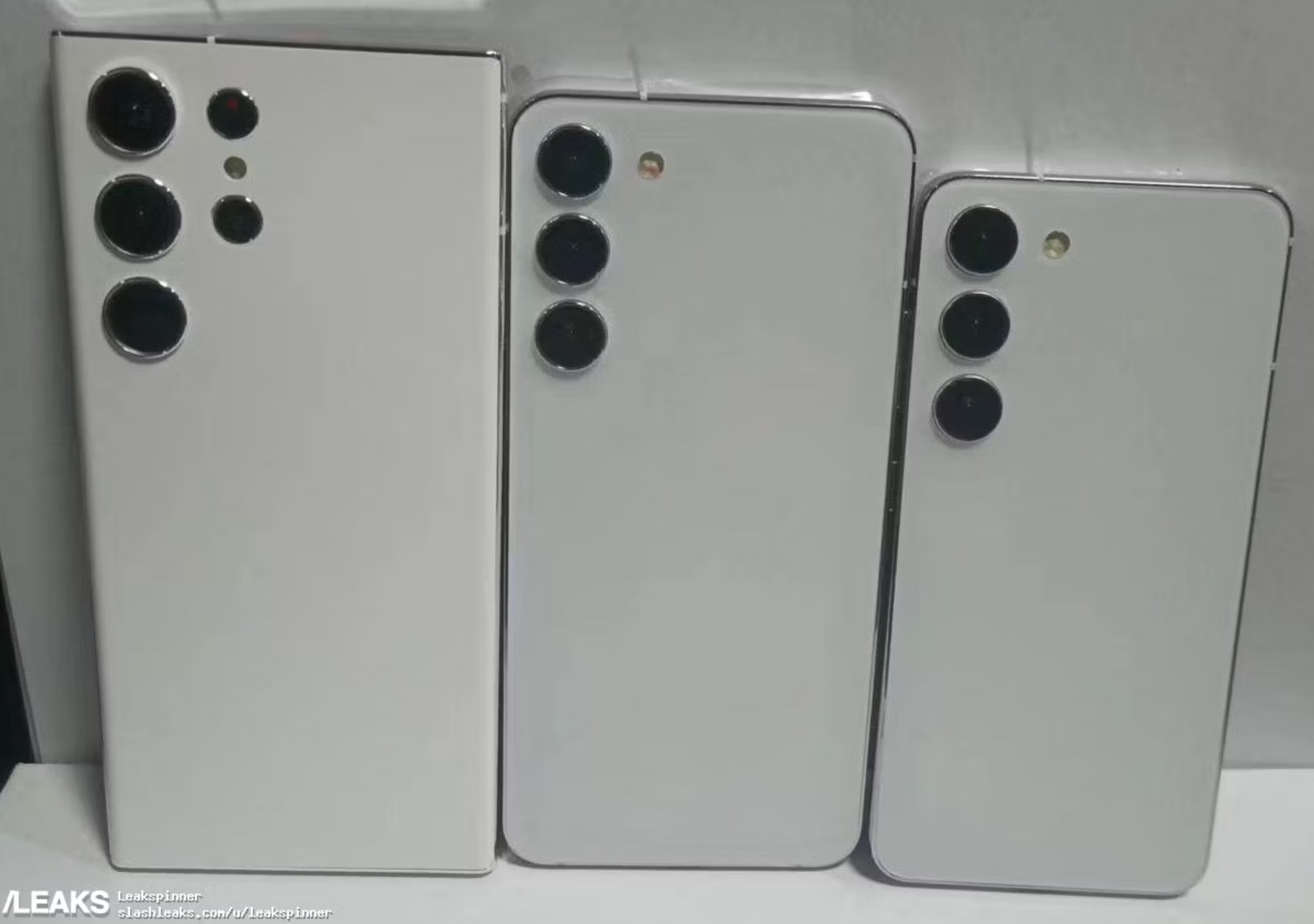 Samsung Galaxy S23 evolution