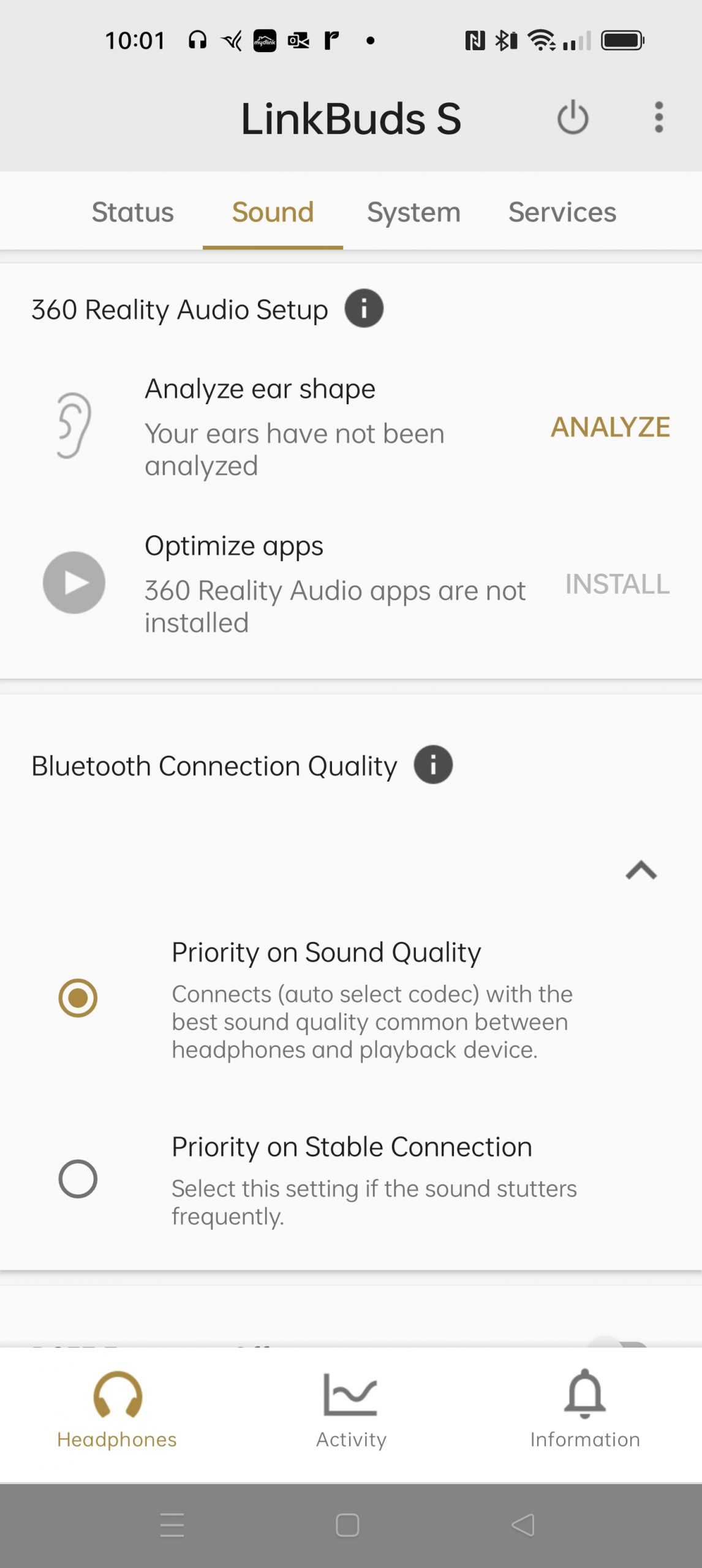 Sony LinkBuds S WF-LS900N