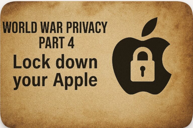 World War Privacy Part 4