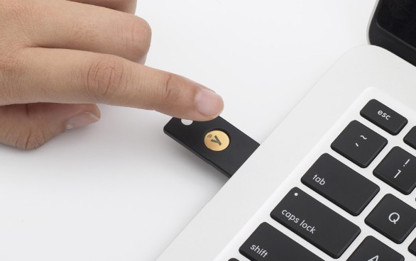 YubiKey hardware security key