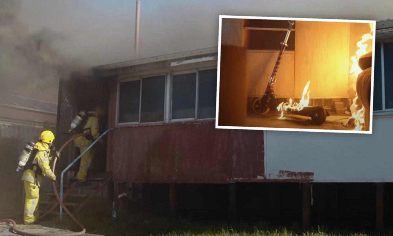 lithium-ion battery fire