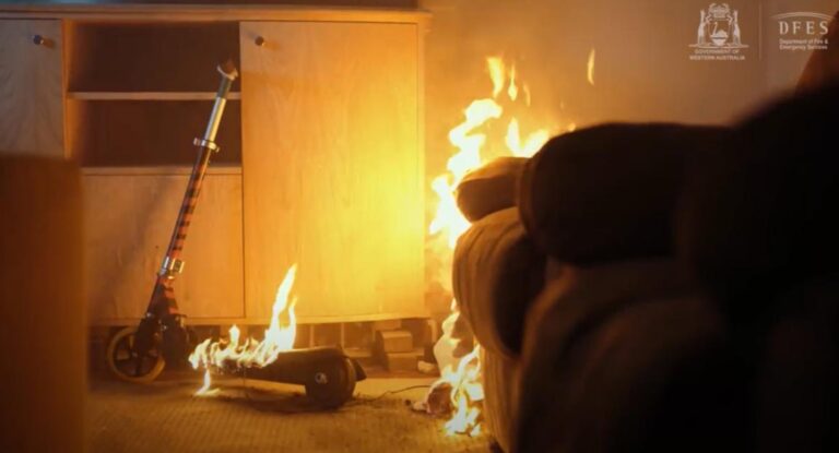 lithium-ion battery fire